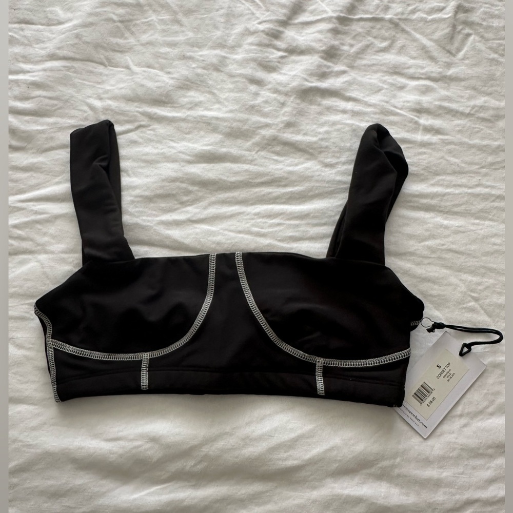 NWT WeWoreWhat Corset Top S
